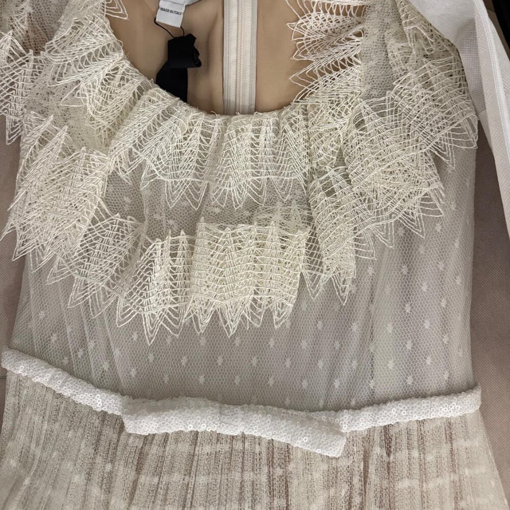 NWT Giambattista Valli ruffle tiered Dress Sz IT 40 - Picture 7 of 16